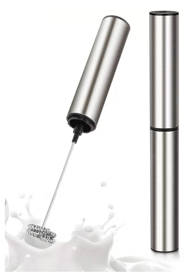 Rechargeable Milk Frother with Cover