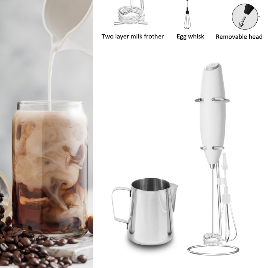Milk Frother with SUS milk frothing pitcher