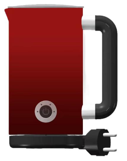 Electric milk frother heater